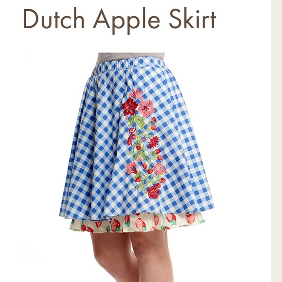 NWT XS Matilda Jane Dutch Apple Skirt - Picture 1 of 2